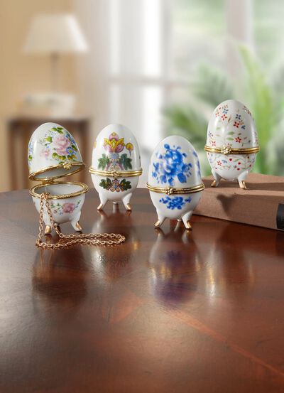 Genius Ideas&reg; Porzellaneier, 4er-Set 