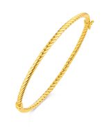 Gedrehter Armreif mit Steckschloss 