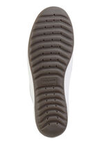 Waldl&auml;ufer, bequeme Damen-Slipper, Weite H, mit herausnehmbarem Fu&szlig;bett WEISS