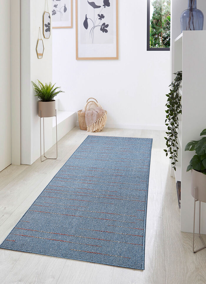 Erstklassige L&auml;ufer nach Ma&szlig; BLAU