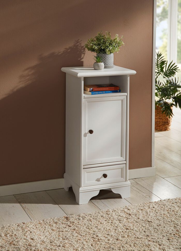 Teilmassive Kommodenserie WEISS