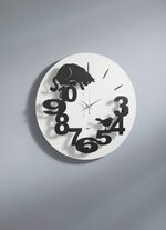 Originelle Wanduhr aus Eisen 