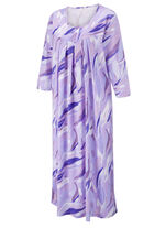 Knöchellanges Nachthemd aus reiner Baumwolle  