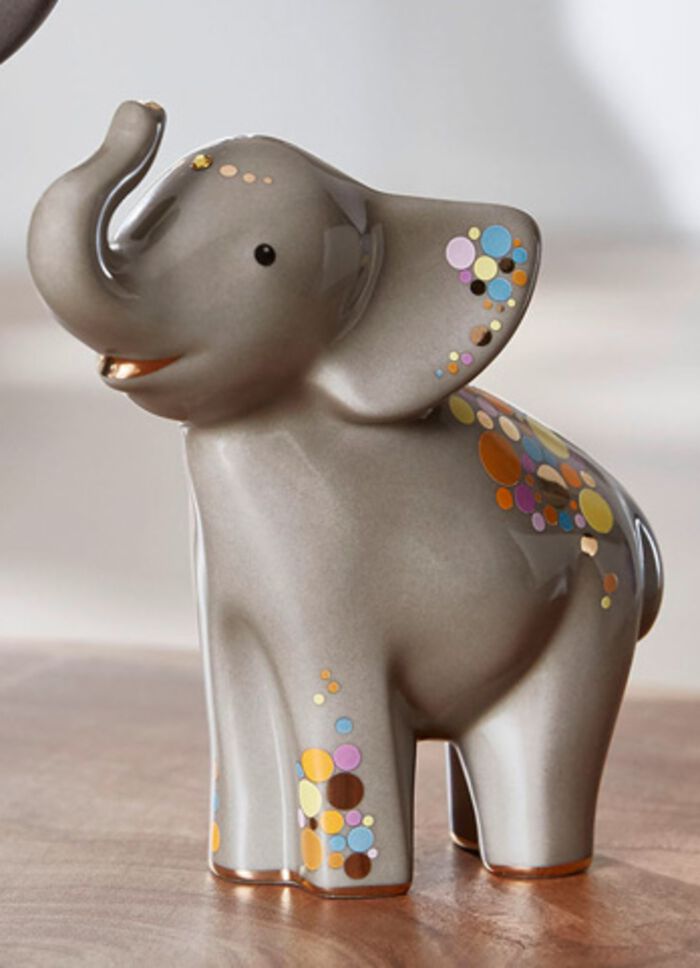 Goebel Elefant aus Porzellan BRAUN