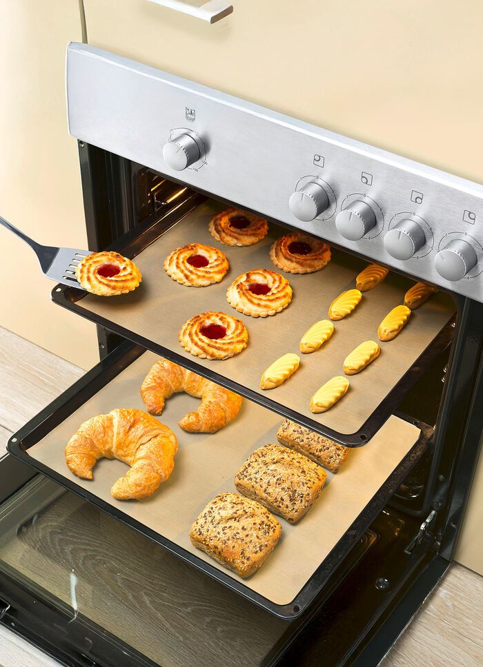 Backfolien-Set, 2-teilig, rei&szlig;fest BRAUN