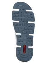 Rieker, bequeme Damen-Sneaker, Weite H, mit herausnehmbarem Fu&szlig;bett HIMMELBLAU