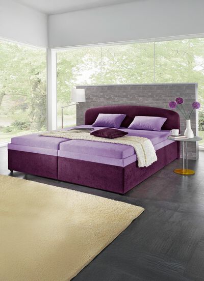 Polsterbett mit ger&auml;umigen Bettkasten 