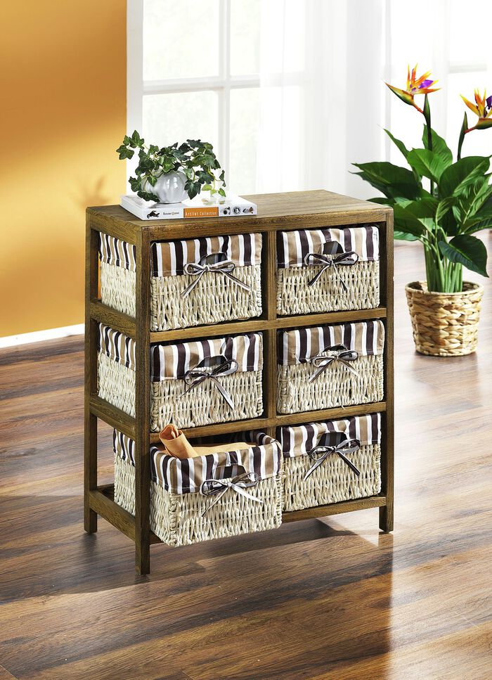 Regal mit sichtbarer Holzstruktur BRAUN