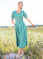 Landhauskleid mit Floral-Dessin 