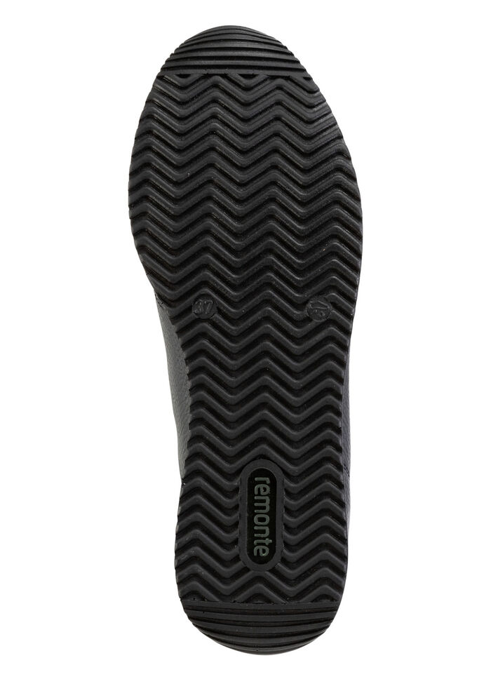 Remonte Schnür-Sneaker mit silberfarben schimmerndem Kontrast-Besatz MARINE