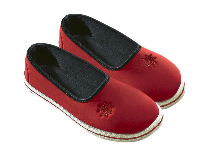 Bequeme und trendige Stretch-Ballerina ROT