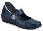 Gemini Slipper aus Rind-Nappaleder MARINE