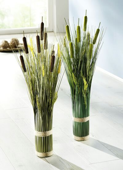 Grasb&uuml;ndel aus hochwertigem Kunst- und Textilmaterial 