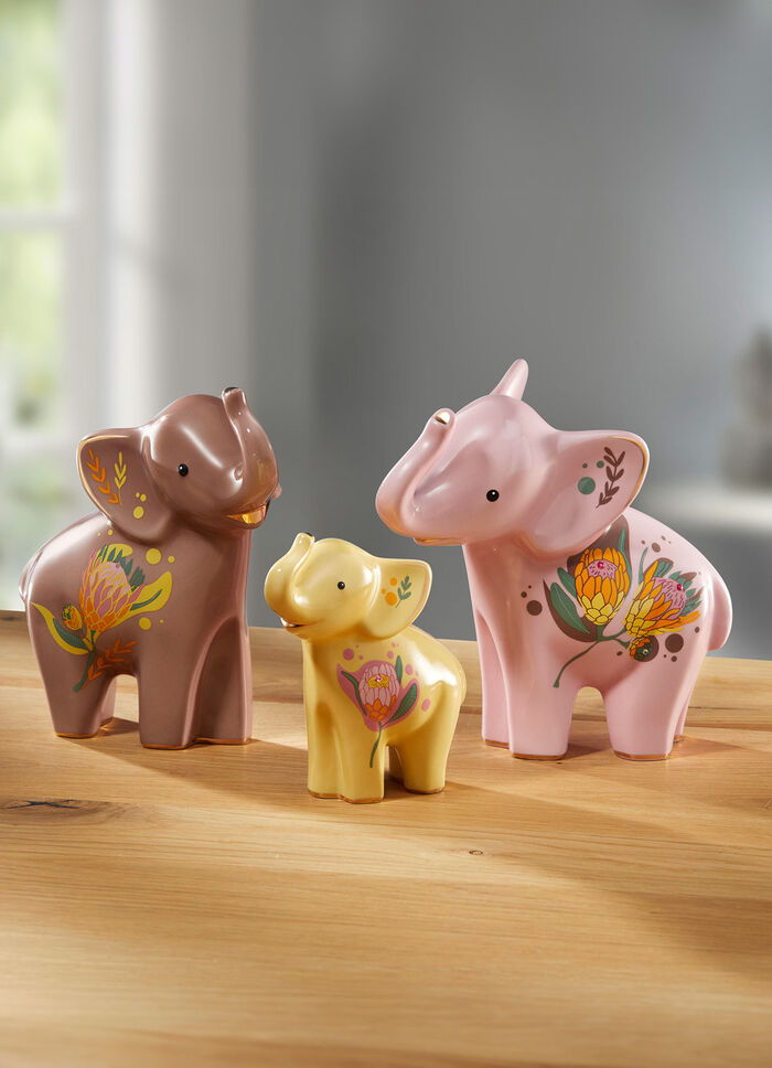 Handgefertigte Goebel Porzellan-Elefanten 