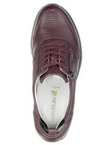 Waldläufer, leichte Damen-Sneaker, Weite H, mit herausnehmbarem Fußbett BORDEAUX