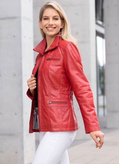 Lederkurzjacke von &bdquo;Caminari&ldquo; 