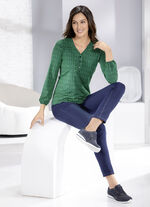 Sportives Shirt mit Biesenzier 