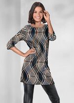 Strick-Tunika in Feinstrick 