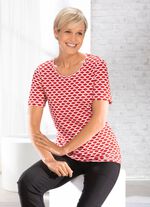 Shirt mit interessanter zweifarbiger Struktur in 2 Farben 