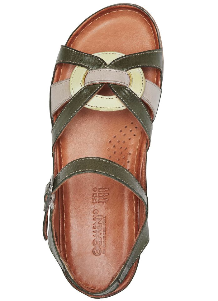 Gemini, klassische Damen-Sandalen, Weite G, mit Gummizug 