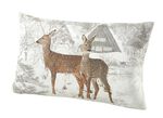 Kissenbezug mit Rei&szlig;verschluss REHE IM SCHNEE