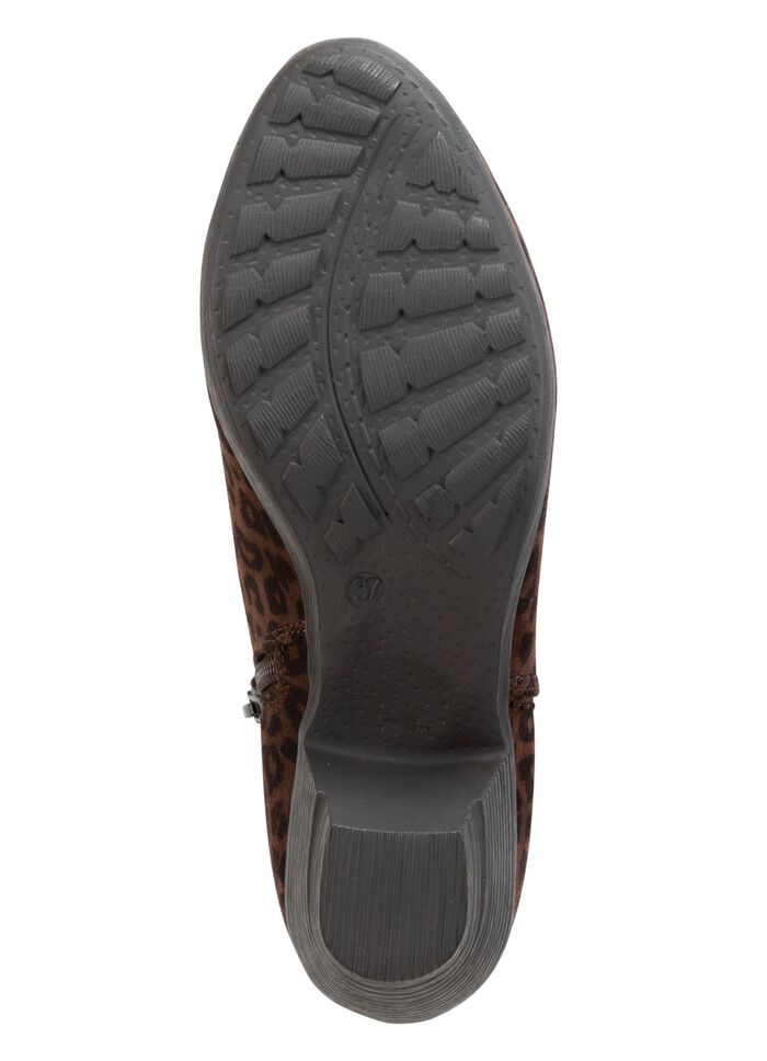 Andrea Conti, trendige Damen-Stiefeletten, mit Rei&szlig;verschluss BRAUN-SCHWARZ