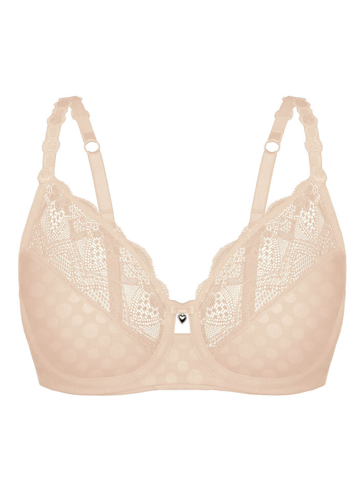 Sassa Bügel-BH mit hübscher Elastikspitze 