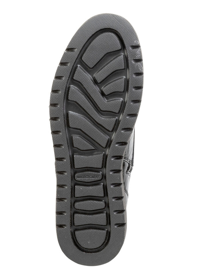 Waldläufer Bootie aus krokogeprägtem Lackleder 