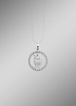 Toller Eulen-Anh&auml;nger mit synth. Zirkonia 