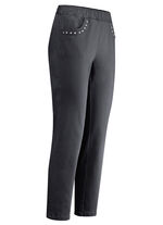 Jeans in 7/8-Länge SCHWARZ