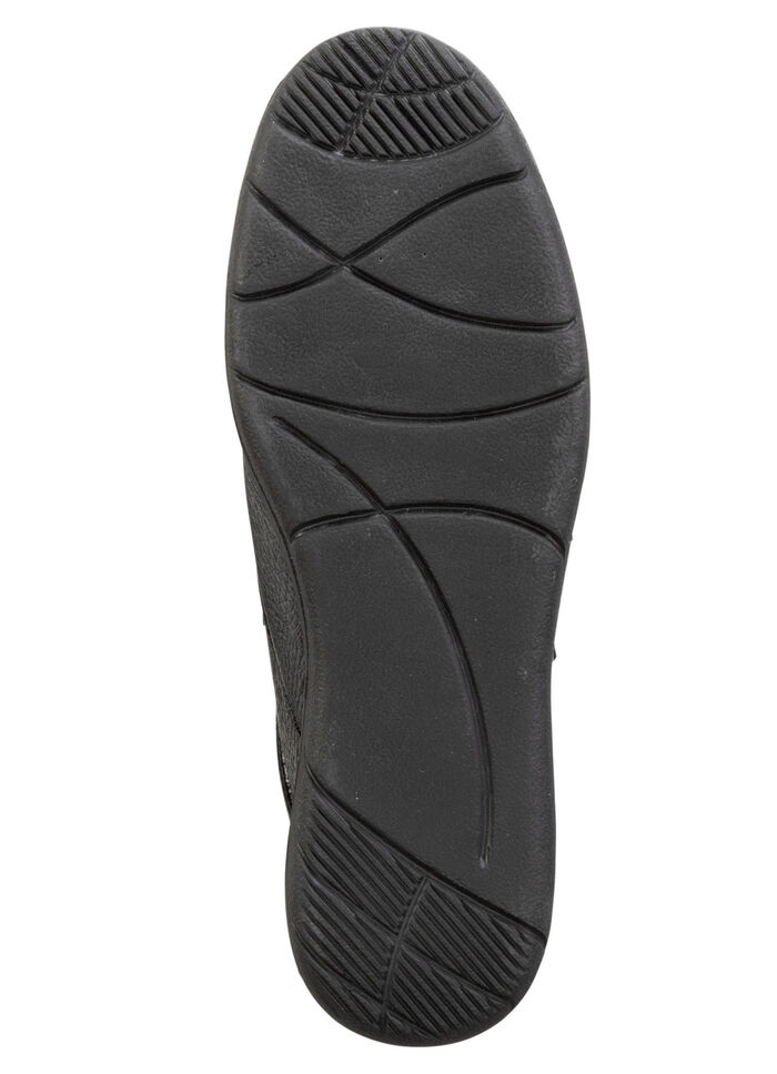 GINO GALANTE Klettschuh aus Hirsch-Nappaleder SCHWARZ