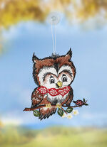 Fensterbild aus Plauener Spitze 