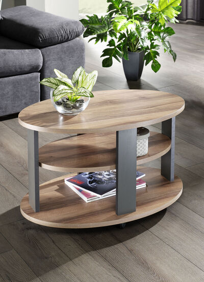 Couchtisch auf Rollen 