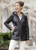 Lederjacke mit 2-Wege-Rei&szlig;verschluss 