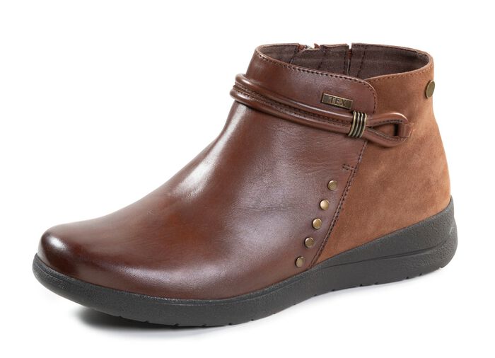 ELENA EDEN, atmungsaktive Damen-Boots, Weite H, mit herausnehmbarem Fu&szlig;bett 