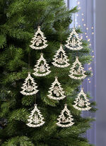 Aufhänger, 10er-Set, aus Pappelsperrholz 