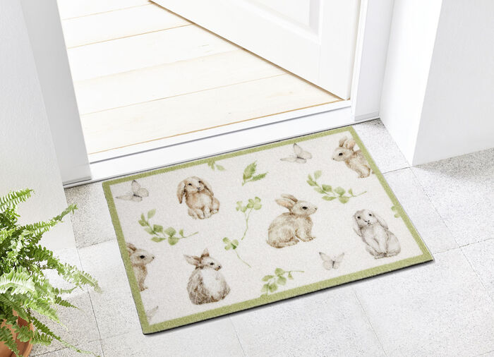 Fu&szlig;matte mit beschichteter R&uuml;ckseite 