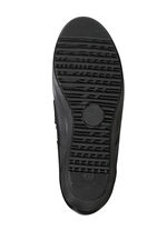 ELENA EDEN Slipper aus Nappaleder und geprägtem Lackleder SCHWARZ