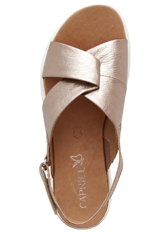 Caprice Sandale aus Nappaleder BRONZE