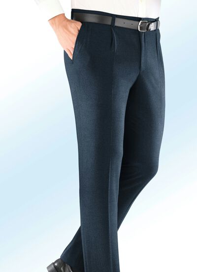 "Klaus Modelle"-Dehnbundhose mit Bundfalten 