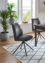 Moderne Stühle, 2er-Set ANTHRAZIT