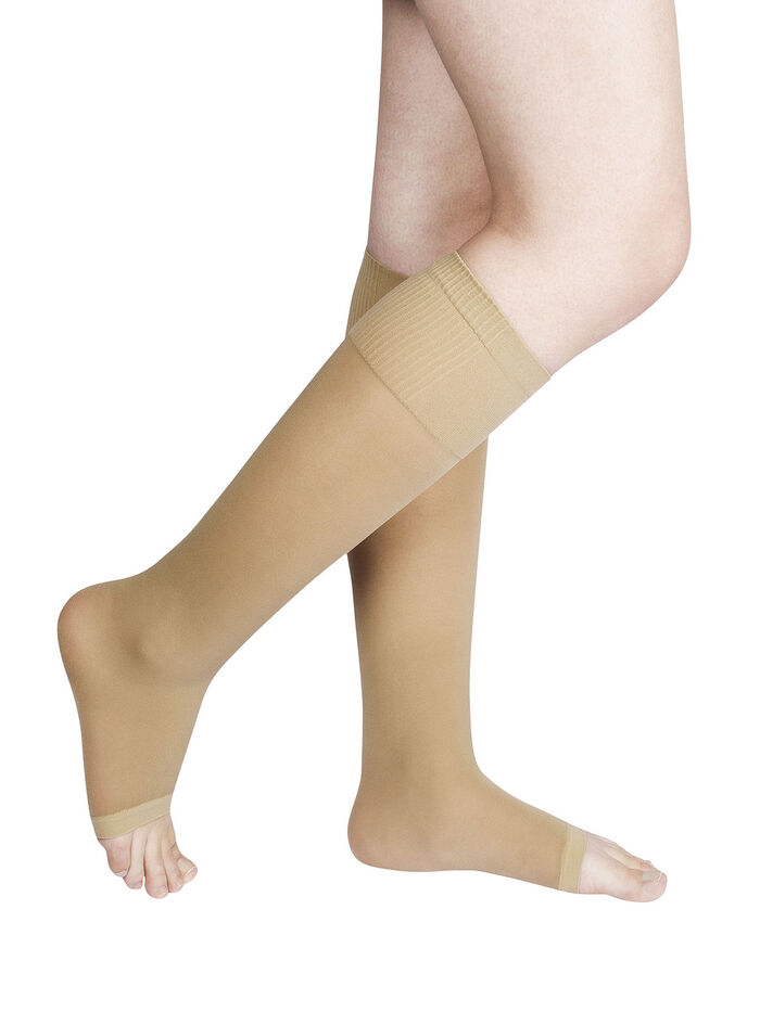 Dreierpack Stütz-Kniestrümpfe HAUT