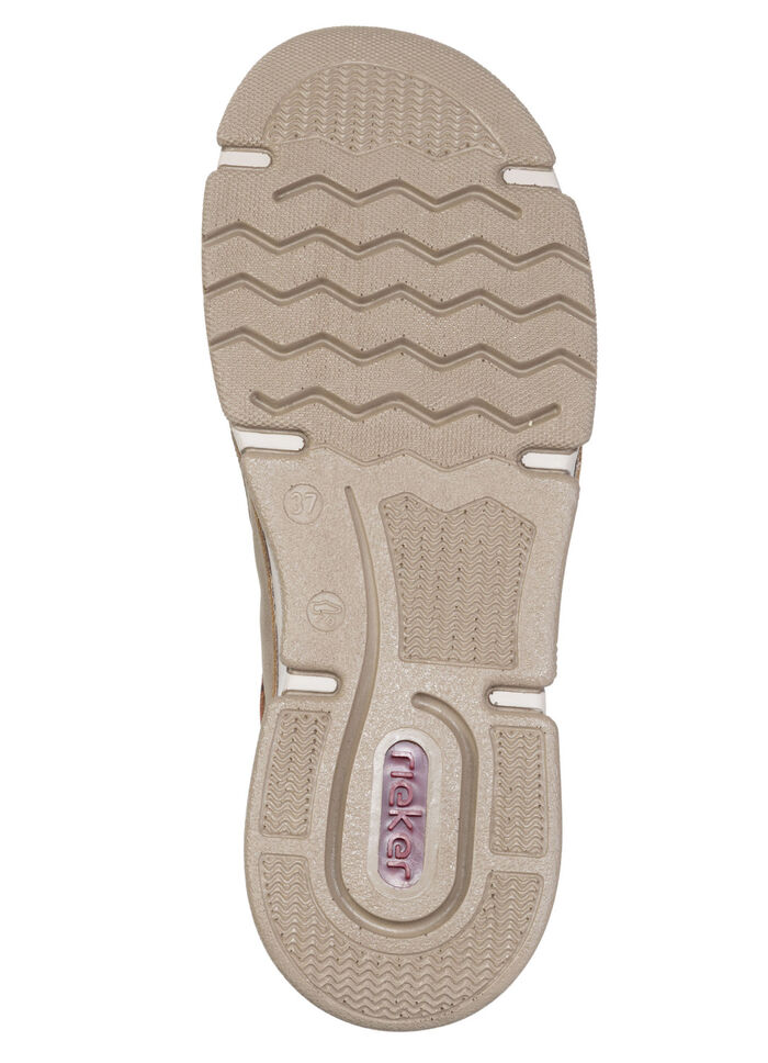 Rieker, trendige Damen-Boots, Winterschuhe, mit Reißverschluss TAUPE-BRAUN