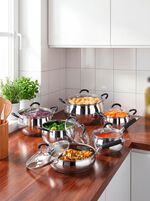 Edelstahl-Topfset zum Hammerpreis 