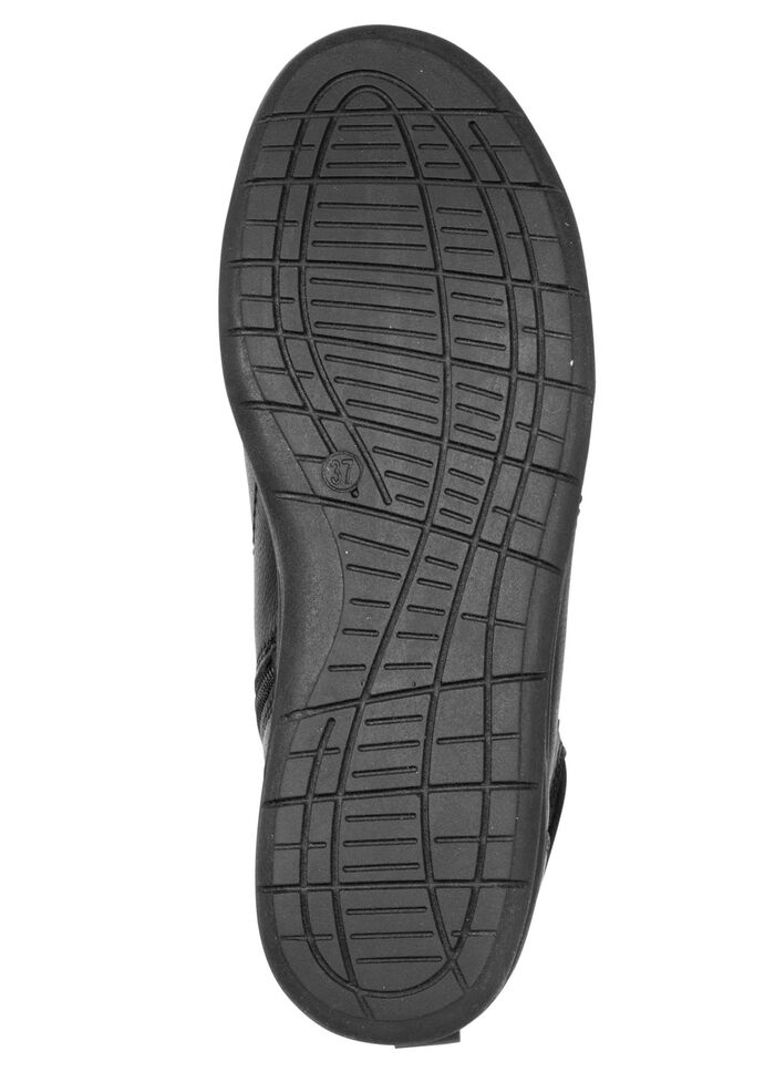 ELENA EDEN, bequeme Damen-Boots, Weite H, mit herausnehmbarem Fußbett SCHWARZ