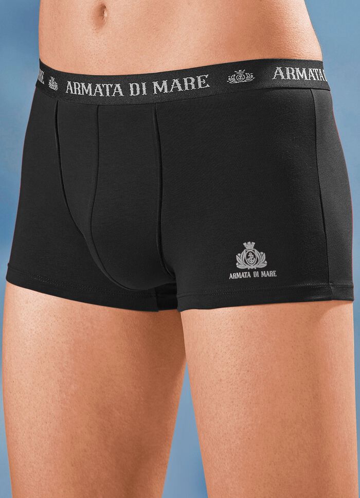 Viererpack Pants aus Feinjersey, mit Elastikbund 