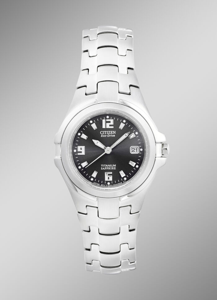 Damenuhr mit Super-Titanium-Bandgehäuse 