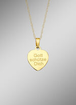 Anhänger Schutzengel mit Diamantschnitt 