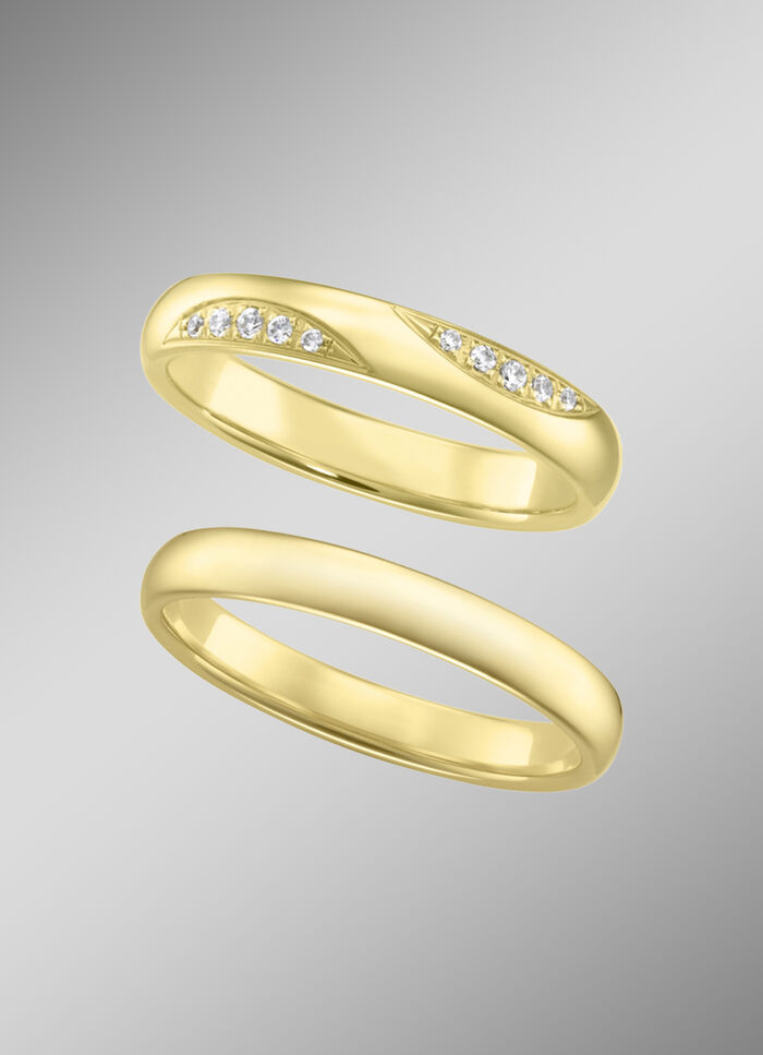 Glänzender Trauring 