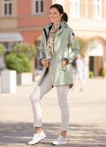 Funktions-Kurzmantel mit fester Kapuze LINDGRÜN